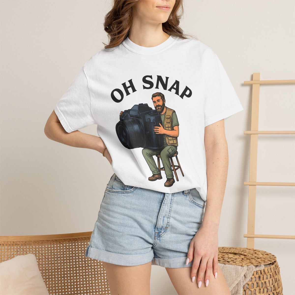 Camera Photographer Shirt Funny Photo Unisex Gift Retro Tee product image 6