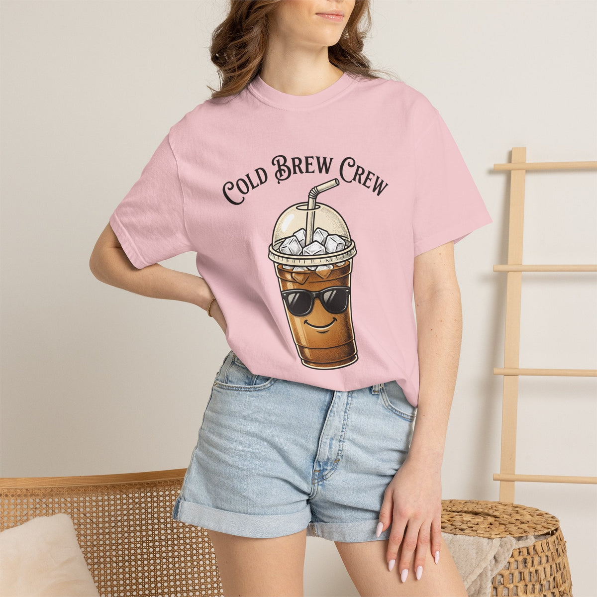 Iced Latte Shirt Coffee Gourmet Unisex Gift Caricature Tee product image 12