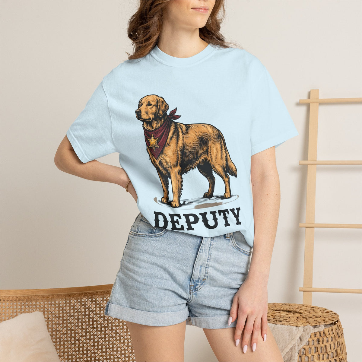Golden Retriever Shirt Dog Ranch Unisex Gift Retro Tee product image 9
