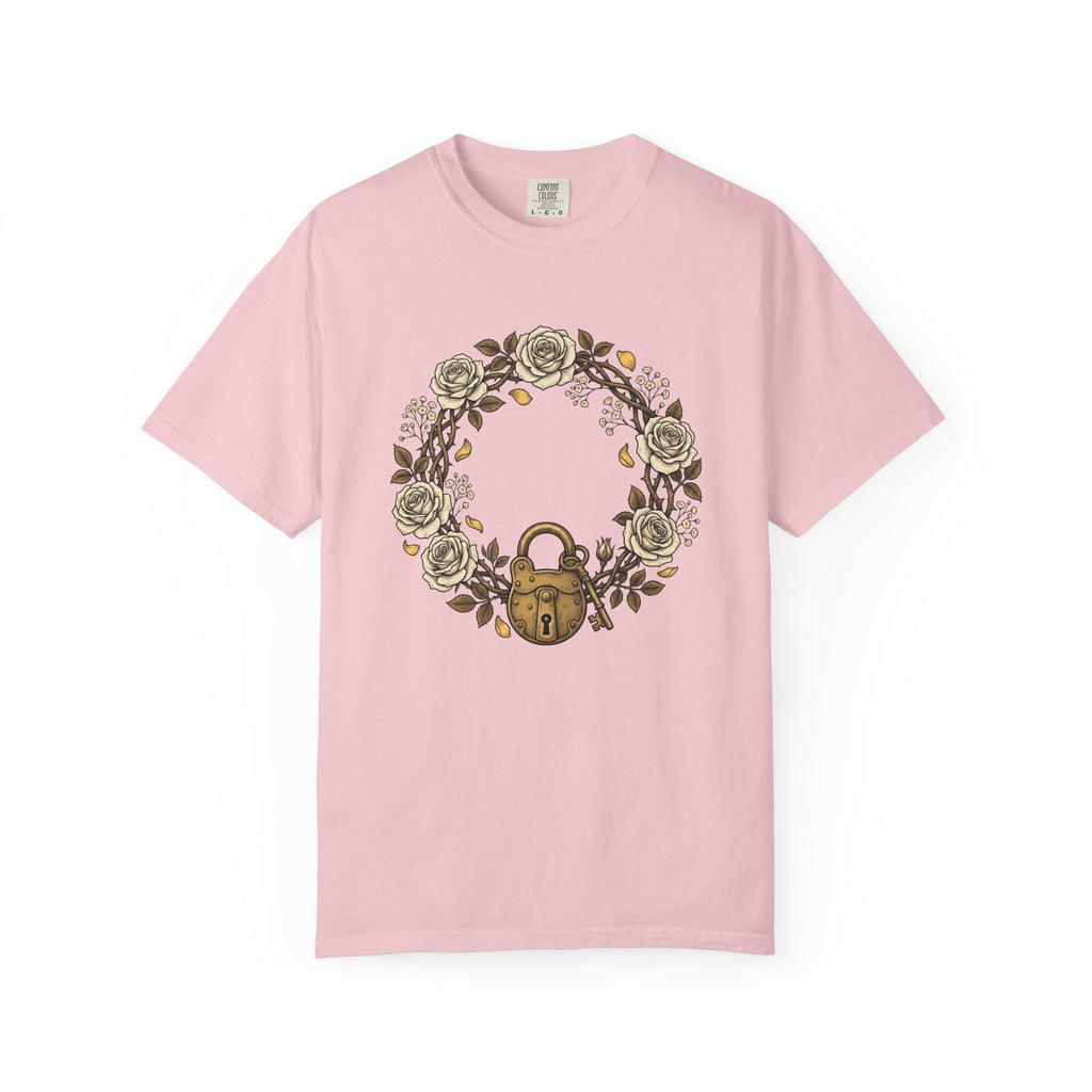 Flower Ring Shirt Holiday Bouquet Unisex Gift Retro Tee Floral T-Shirt Vacation
