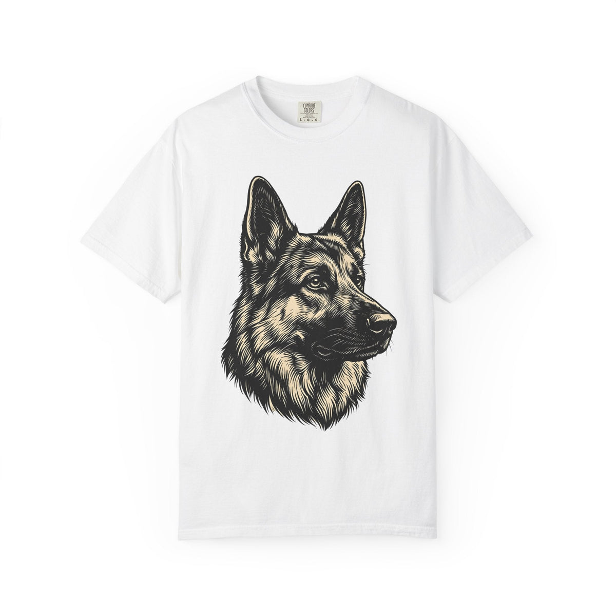 German Shepherd Shirt Dog Companion Unisex Gift Outline Tee product image 1