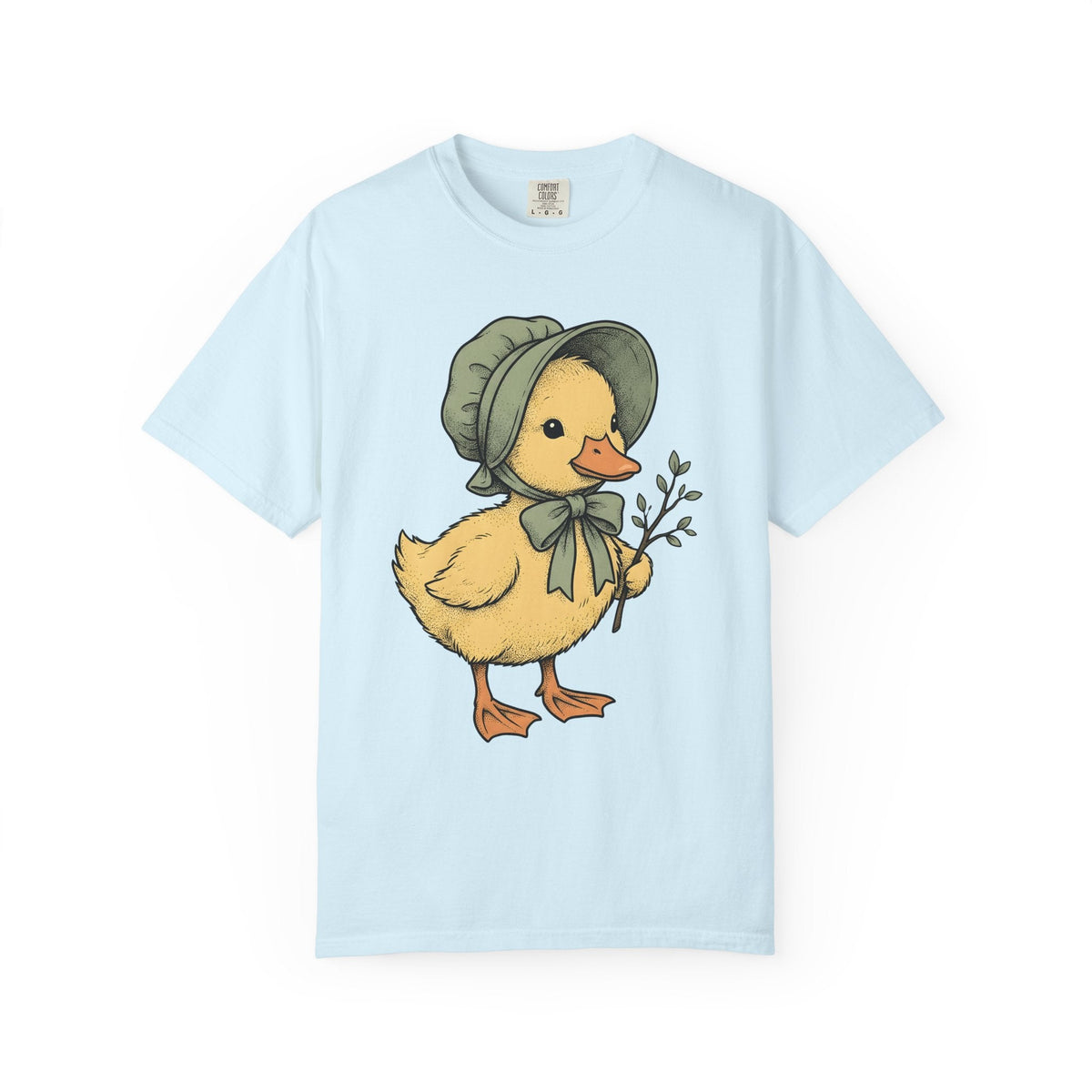 Baby Duck Bonnet Shirt Easter Bloom Unisex Gift Antique Tee product image 2