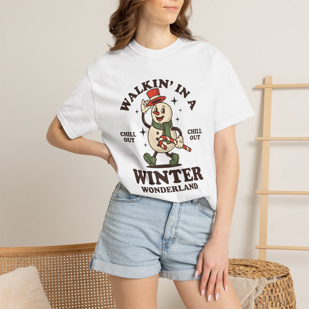 Snowman Peppermint Stick Shirt Christmas Cold Season Unisex product image 6