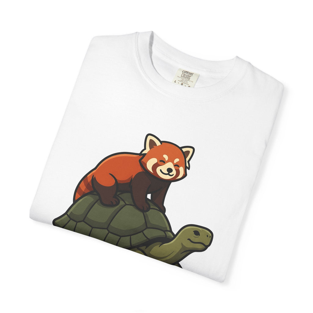 Red Panda Tortoise Shirt Animals Buddies Unisex Gift Sweet product image 5
