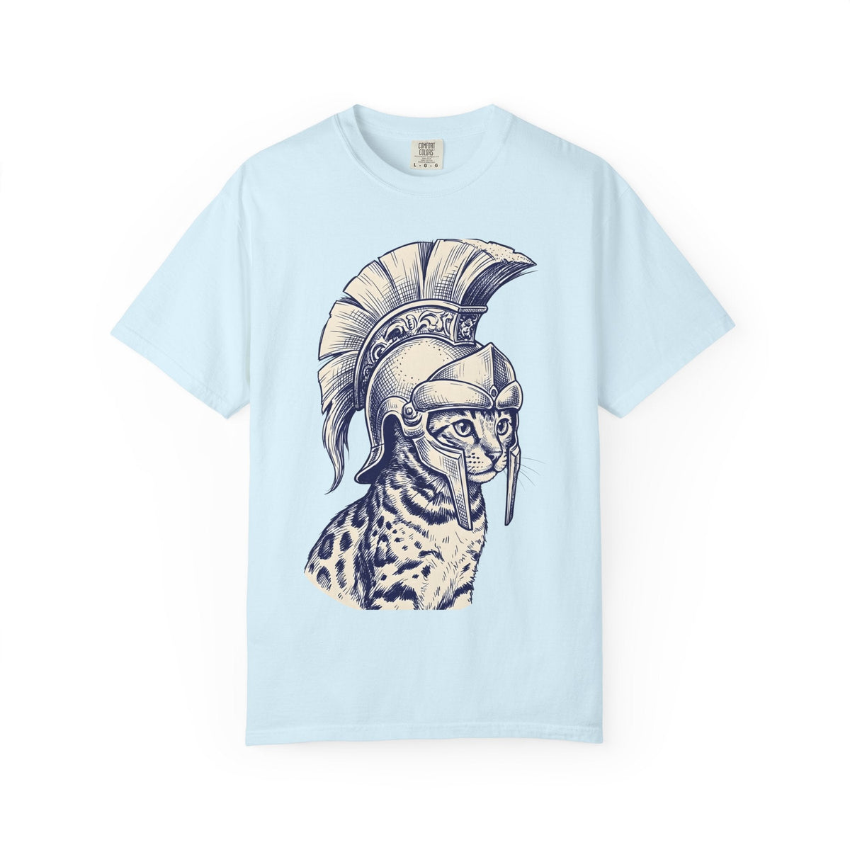 Warrior Cat Shirt Animal Unisex Gift Hand Drawn Tee Feral product image 2