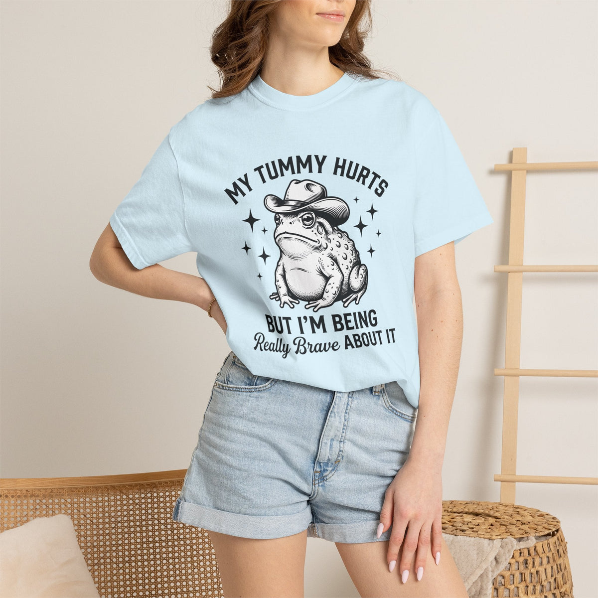 Western Frog Shirt Funny Wildlife Unisex Gift Retro Tee product image 9
