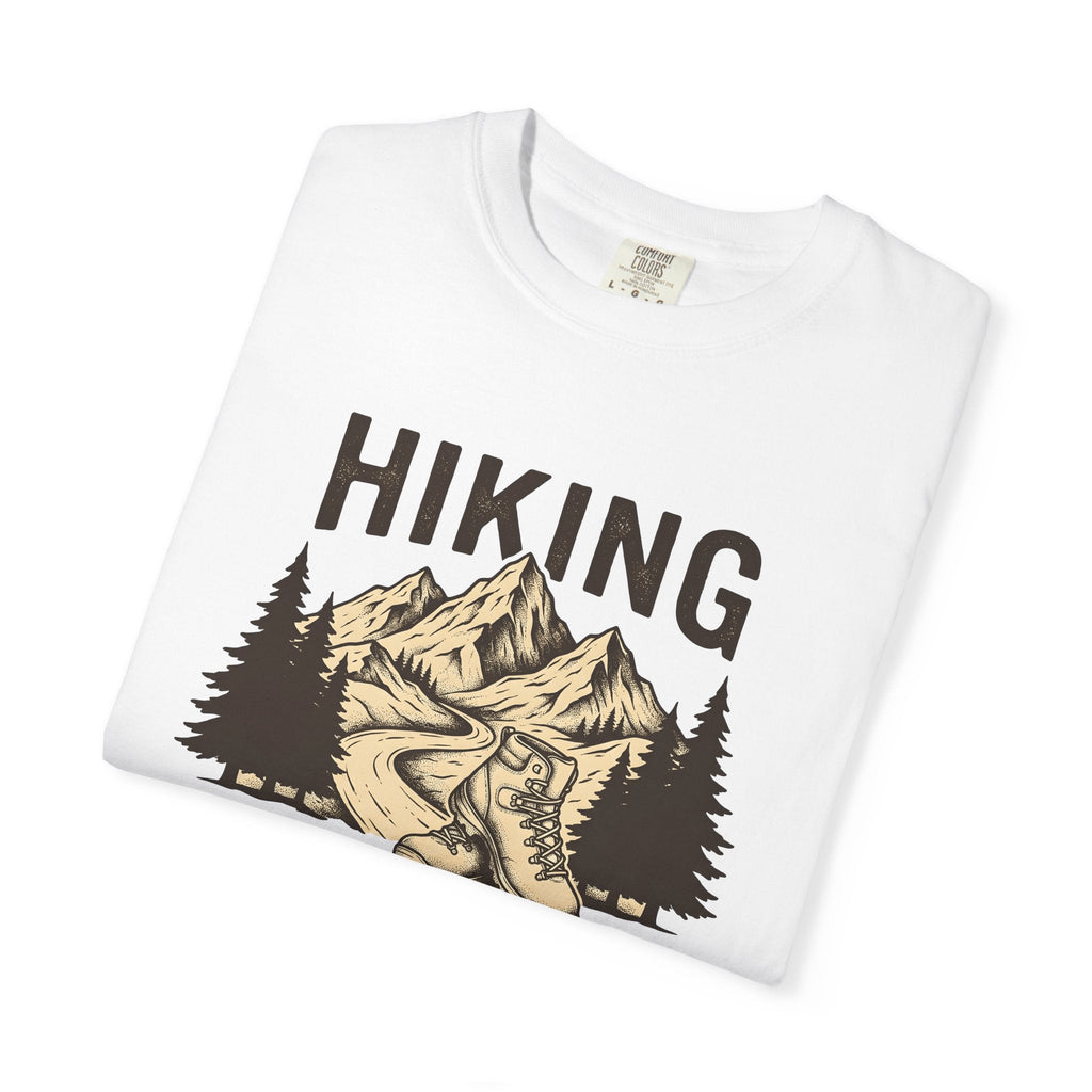 Hiking Shoes Shirt Hiking Nature Unisex Gift Retro Tee Trail Shoes T-Shirt Hiker