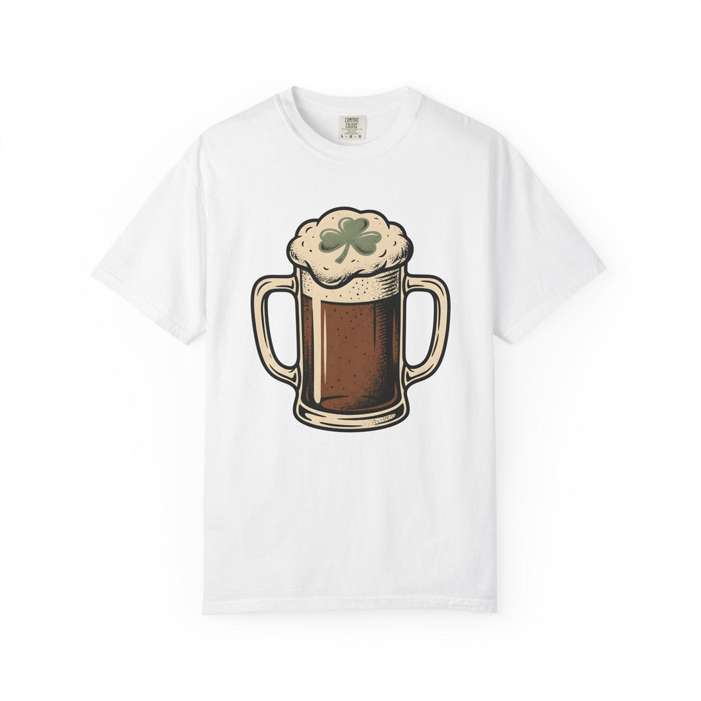 Beer Cup Shirt St Patrick's Day Brew Unisex Gift Old School Tee Pint Glass