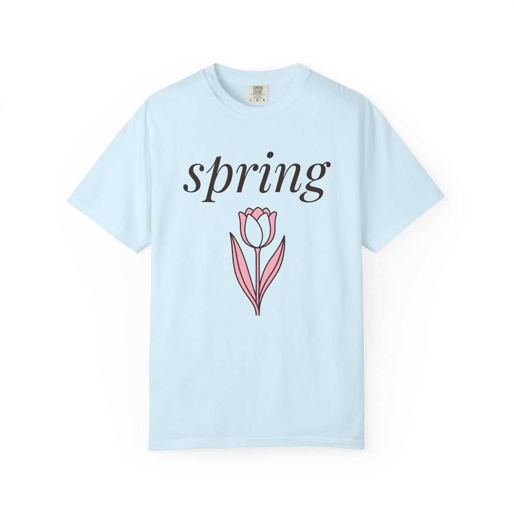Tulip Bloom Shirt Spring Outdoors Unisex Gift Simple Tee product image 2