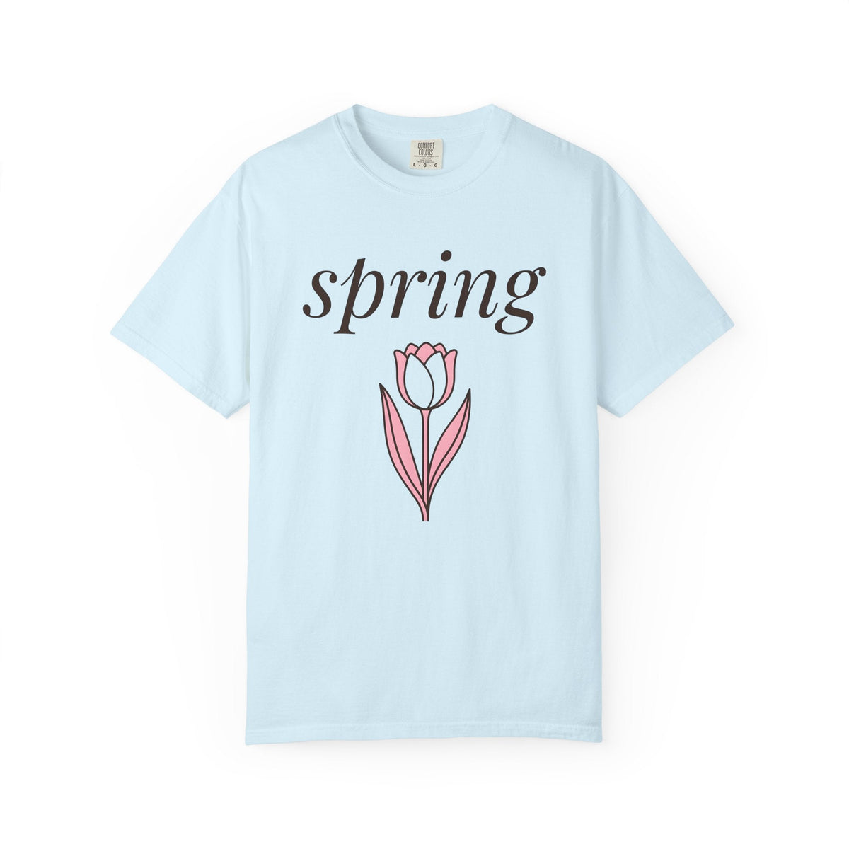 Tulip Bloom Shirt Spring Outdoors Unisex Gift Simple Tee product image 2