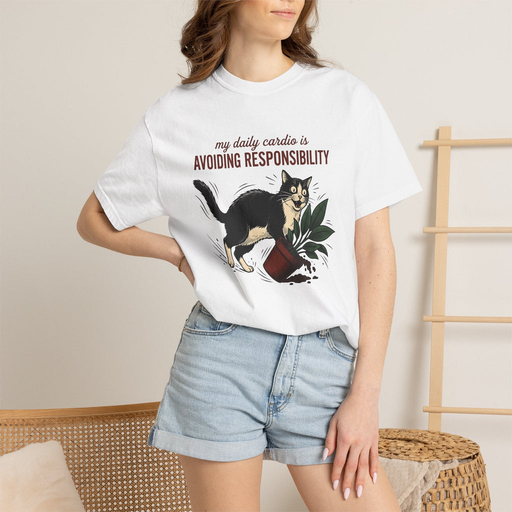 Tuxedo Cat Shirt Humor Unisex Gift Vintage Tee T-Shirt Fan product image 6