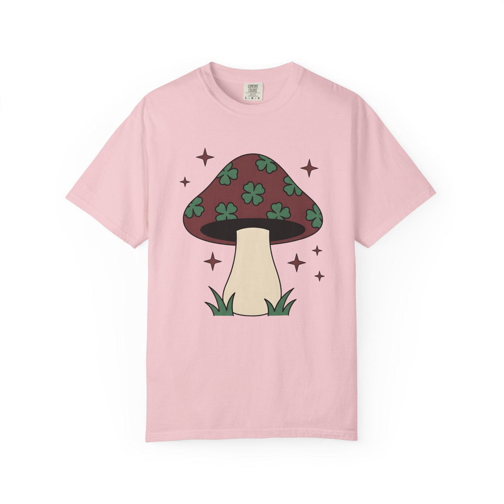 Four Leaf Mushroom Shirt St Patrick's Day Plants Gift Women product image 3
