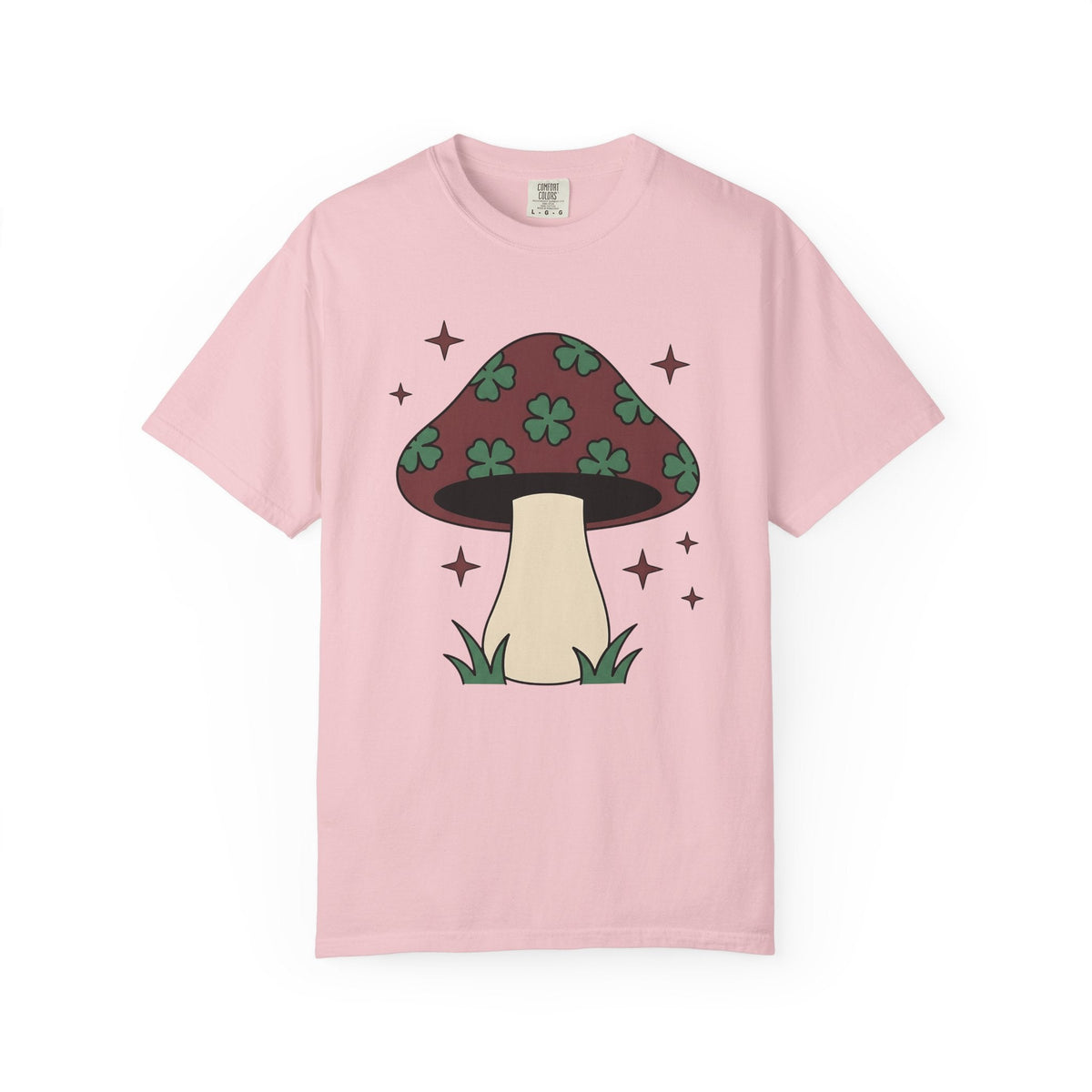 Four Leaf Mushroom Shirt St Patrick's Day Plants Gift Women product image 3