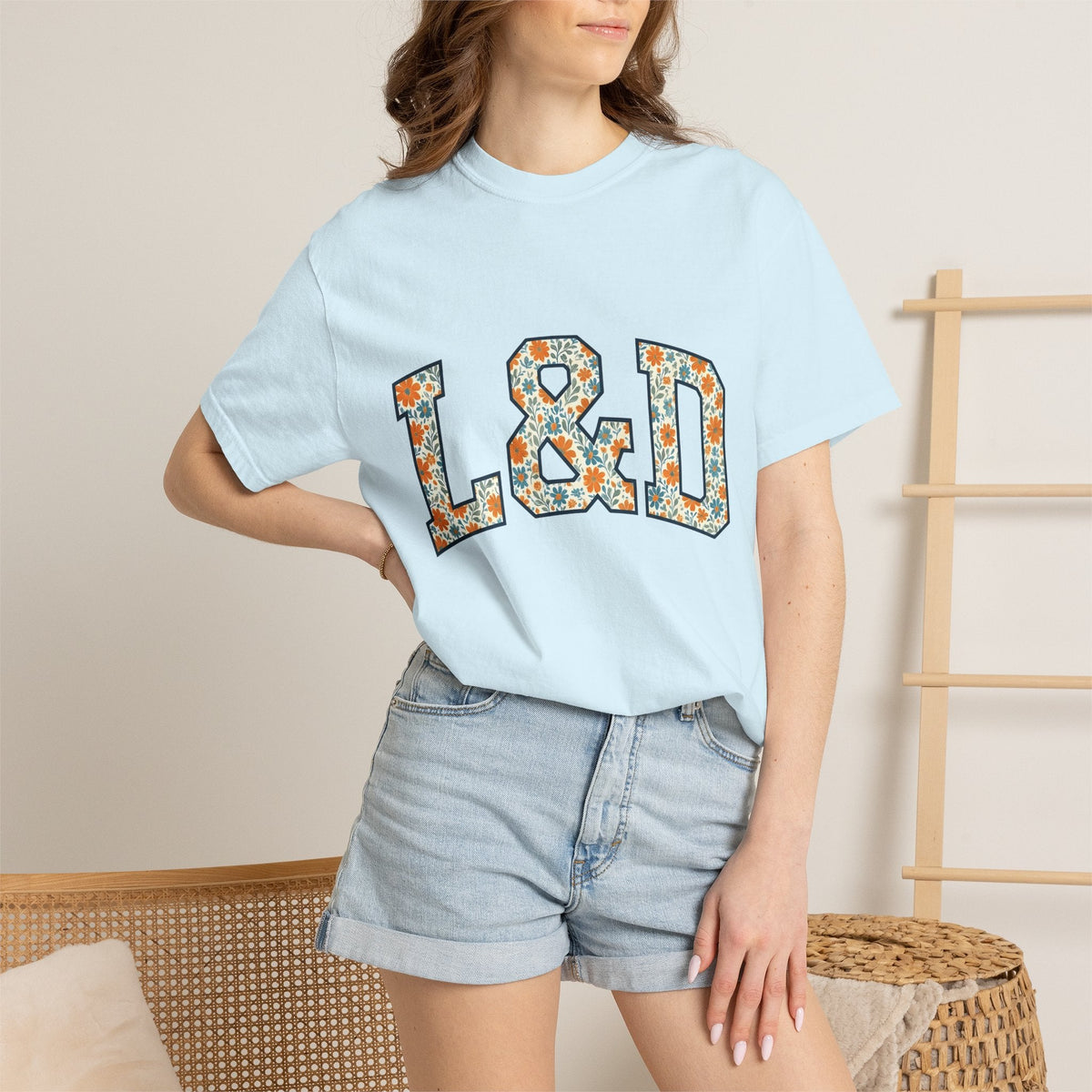 Flower Varsity Letters Shirt Nurses Blossoms Gift Women product image 9