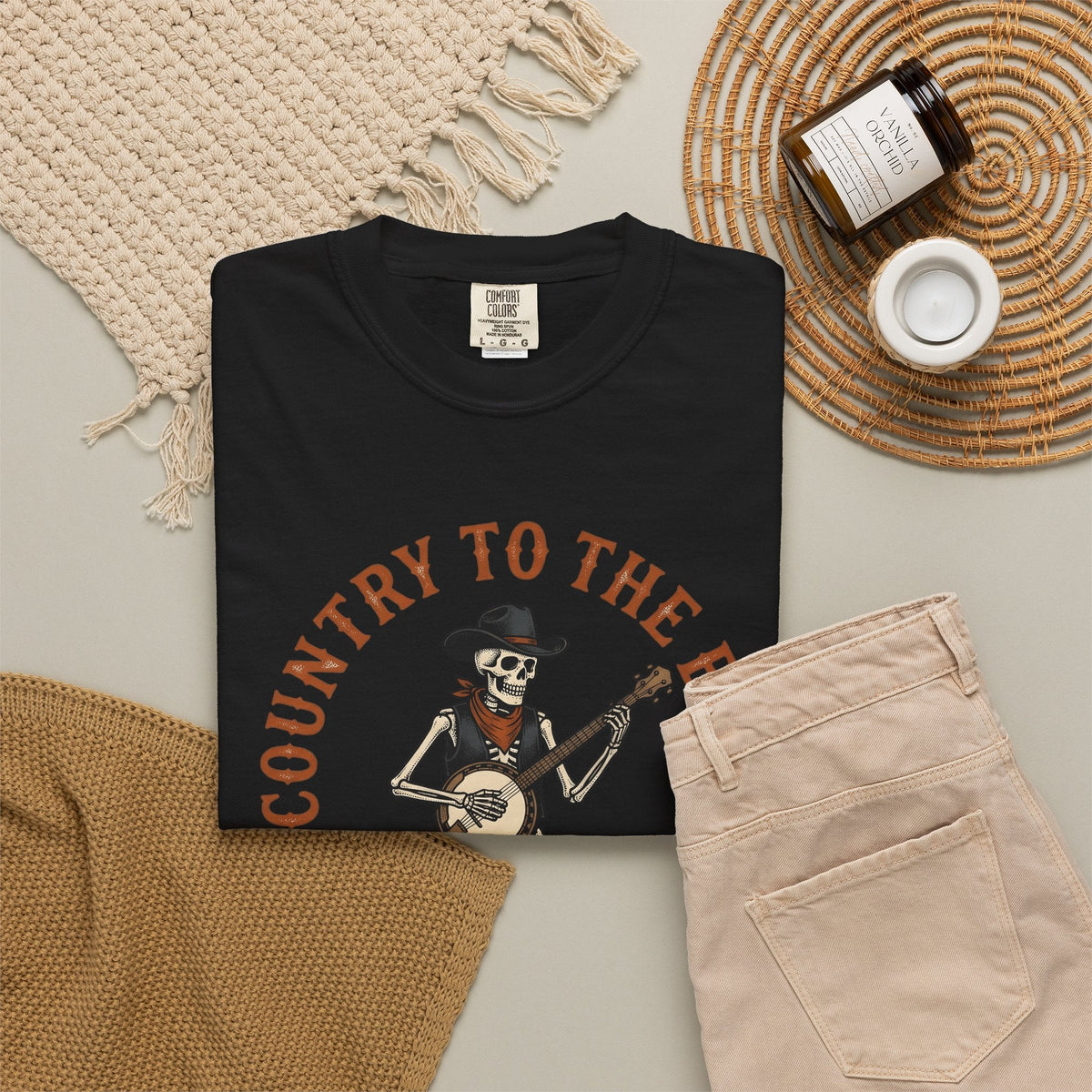 Bone Cowboy Shirt Halloween Rustic Unisex Gift Antique Tee product image 16