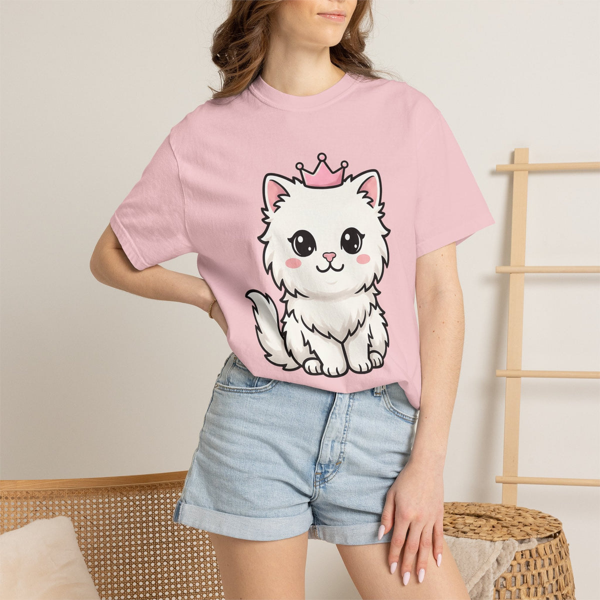 White Kitten Shirt Cat Pet Unisex Gift Cute Tee T-Shirt Fan product image 12