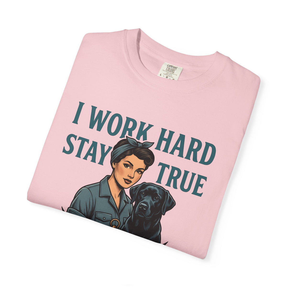 Lady Labrador Shirt Dog Travel Gift for Women Hand Drawn product image 11
