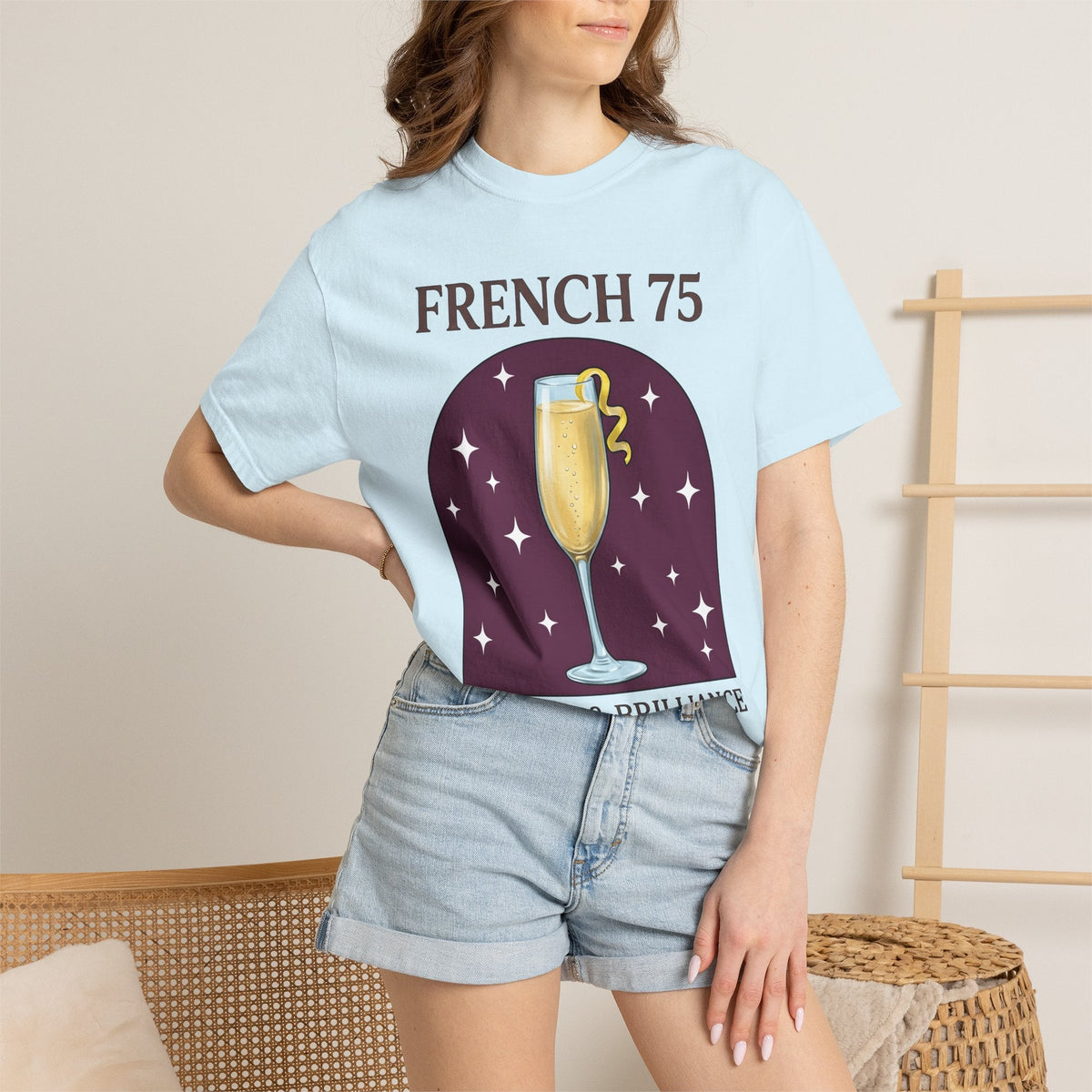 Champagne Flute Shirt Drinks Cocktail Gift Women Comic Tee product image 9