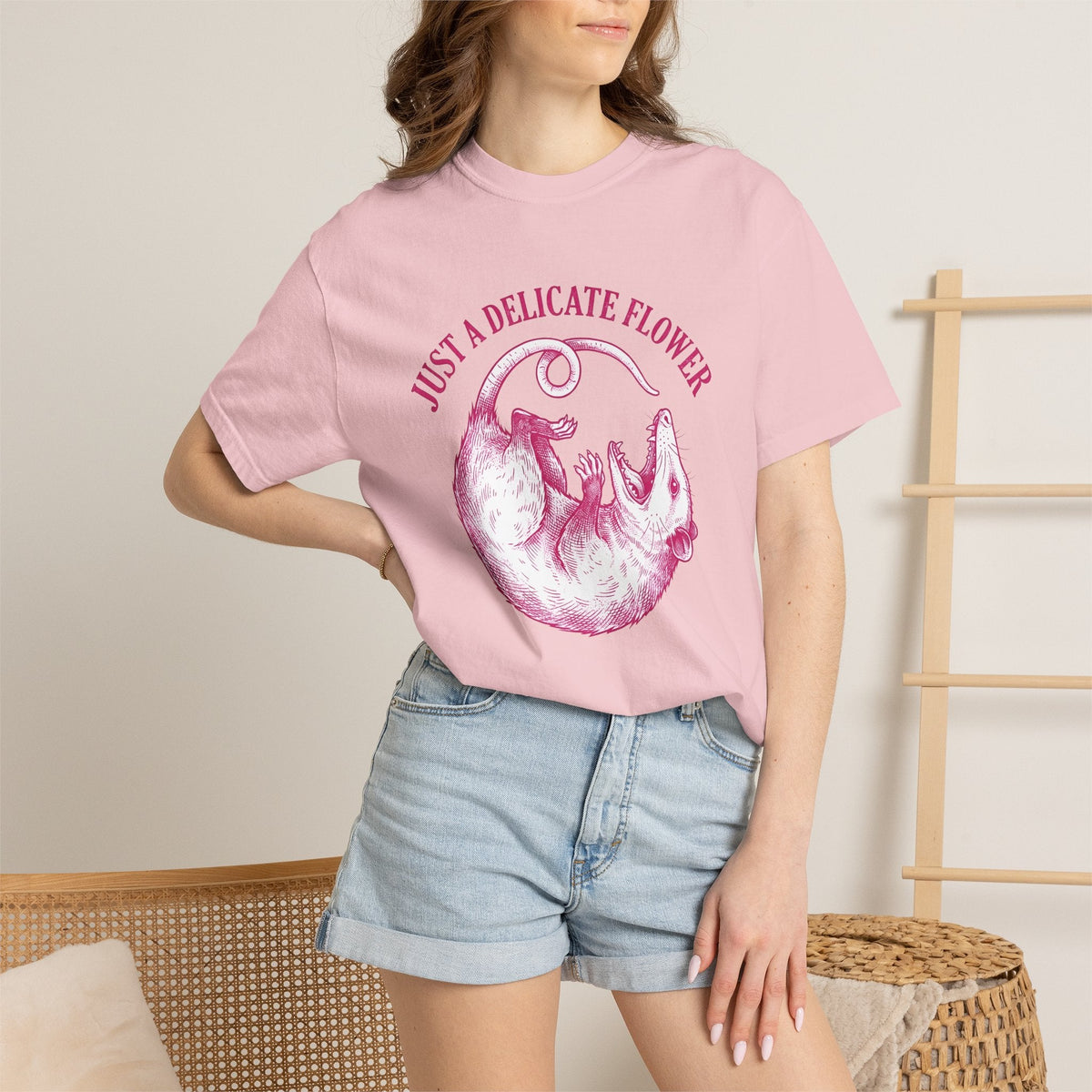 Opossum Drawing Shirt Funny Critter Unisex Gift Cartoon Tee product image 12
