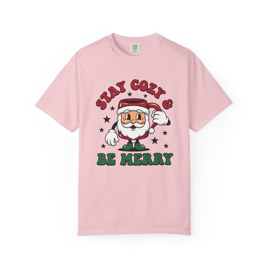 Santa Mug Shirt Christmas Coffee Unisex Gift Cartoon Tee Mug T-Shirt Christmas