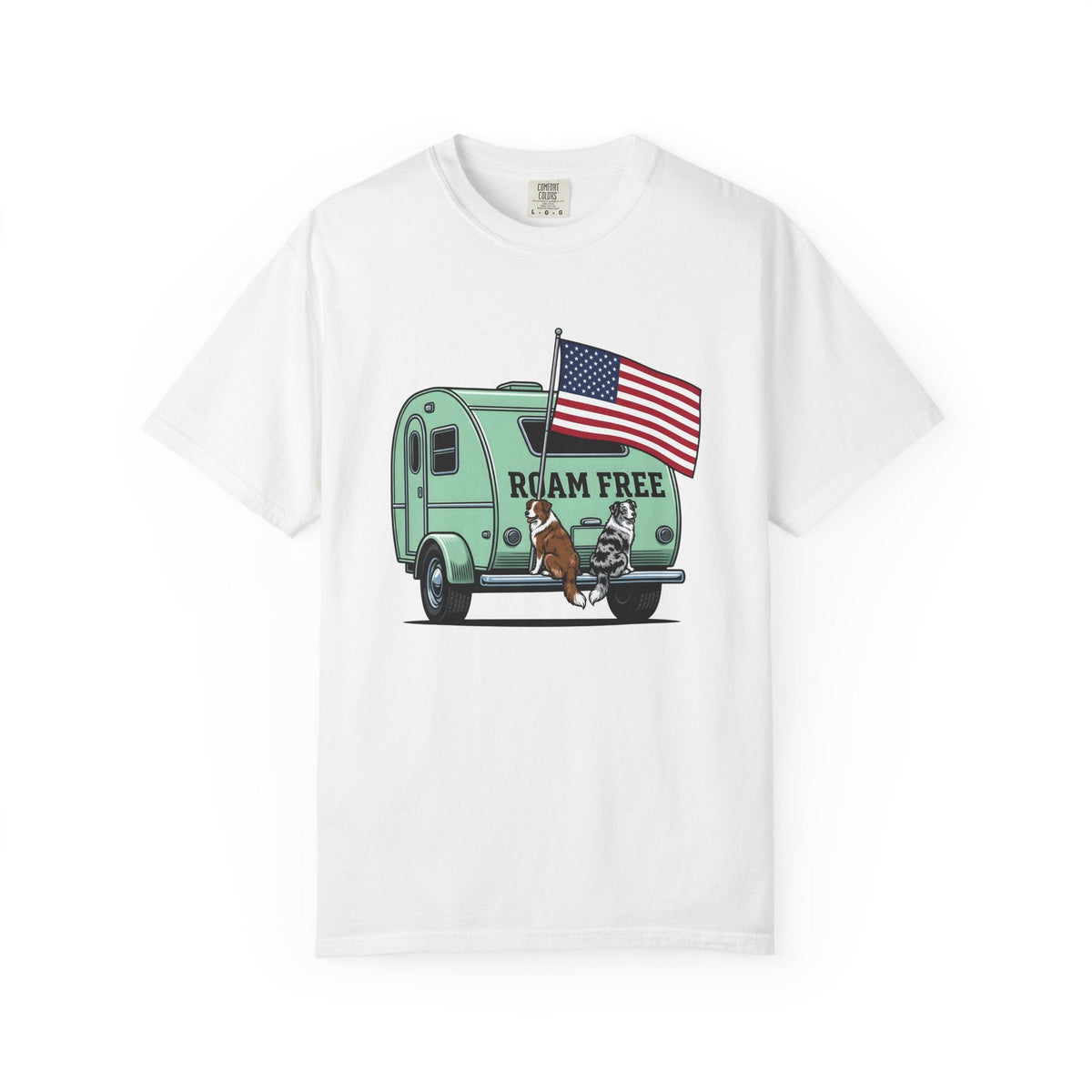 Rv Puppies Shirt 4th Of July Campfire Unisex Gift Old product image 1