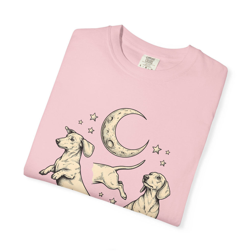 Dachshund Pups Shirt Dog Astrology Unisex Gift Sketch Tee product image 11