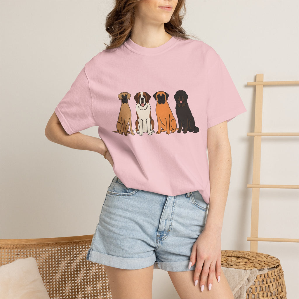 Giant Dog Breeds Shirt Critters Gift Women Hand Drawn Tee product image 12