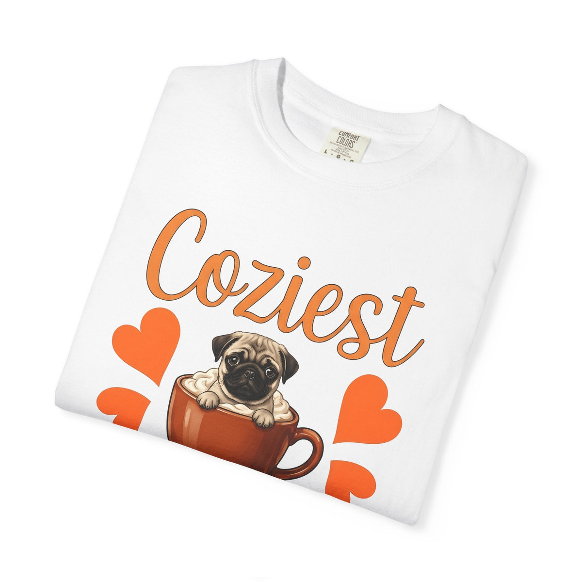 Pug Coffee Cup Shirt Dog Coffee Unisex Gift Cute Tee Coffee Mug T-Shirt Dog Fan