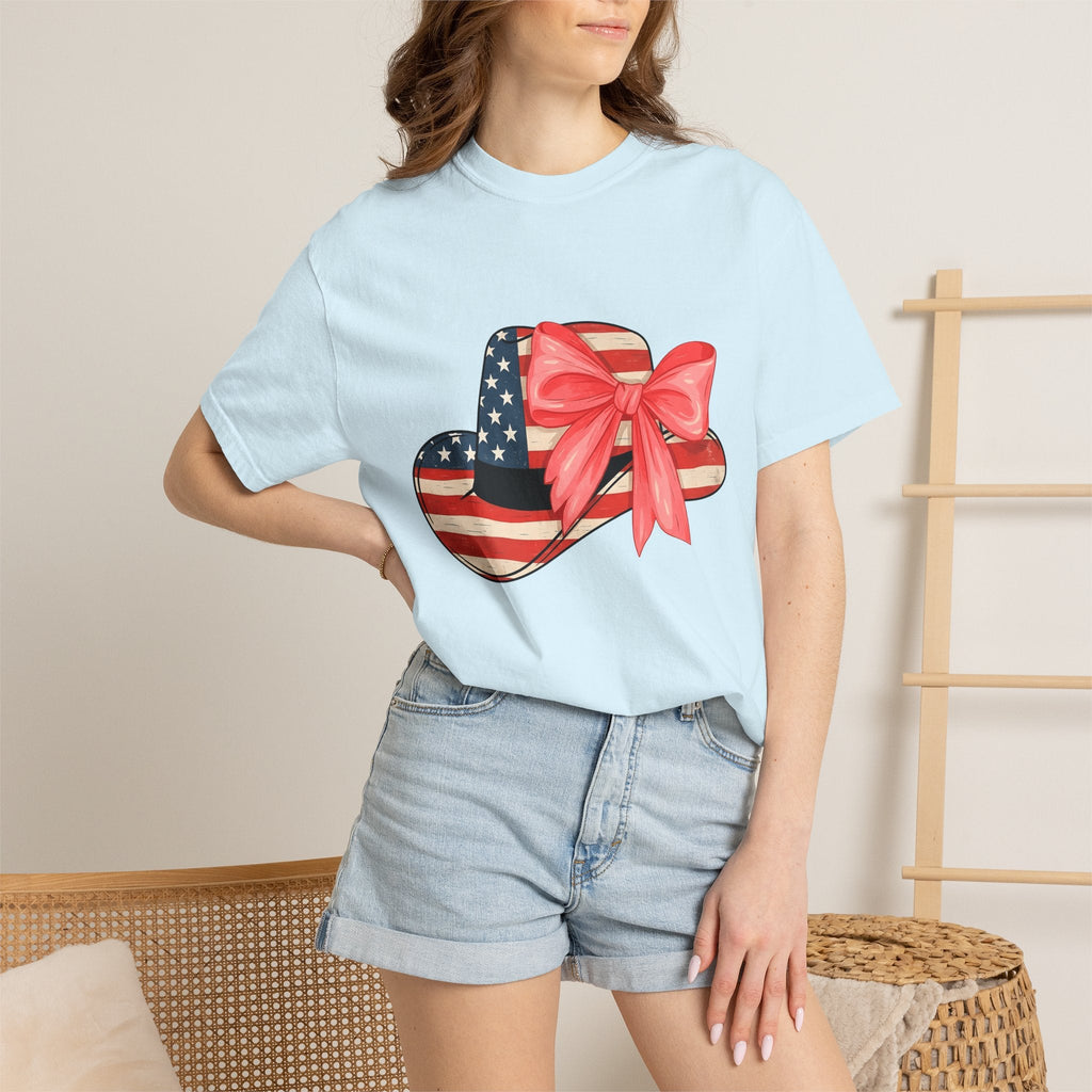 Patriotic Hat Shirt 4th Of July Patriotic Unisex Gift Vintage Tee Cap T-Shirt