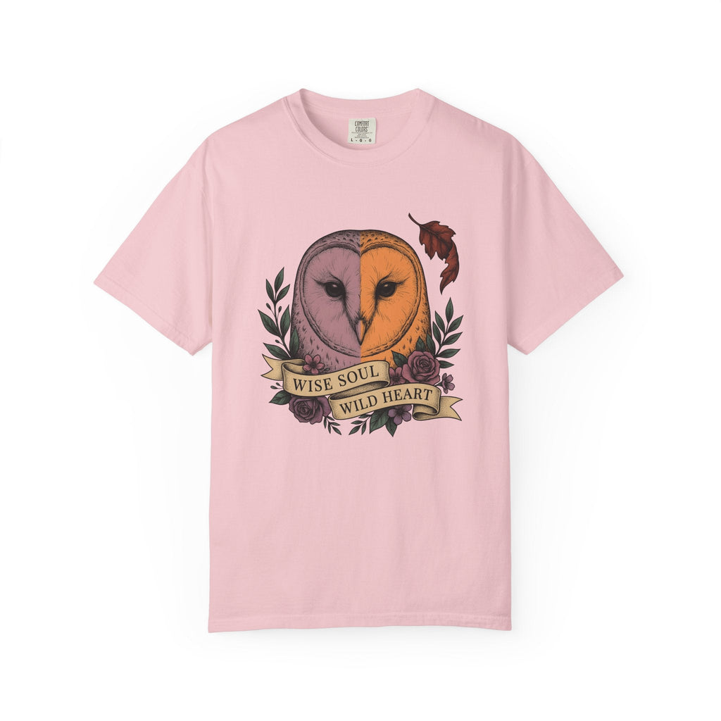 Owl Head Shirt Halloween Nature Gift Women Tattoo Tee product image 3