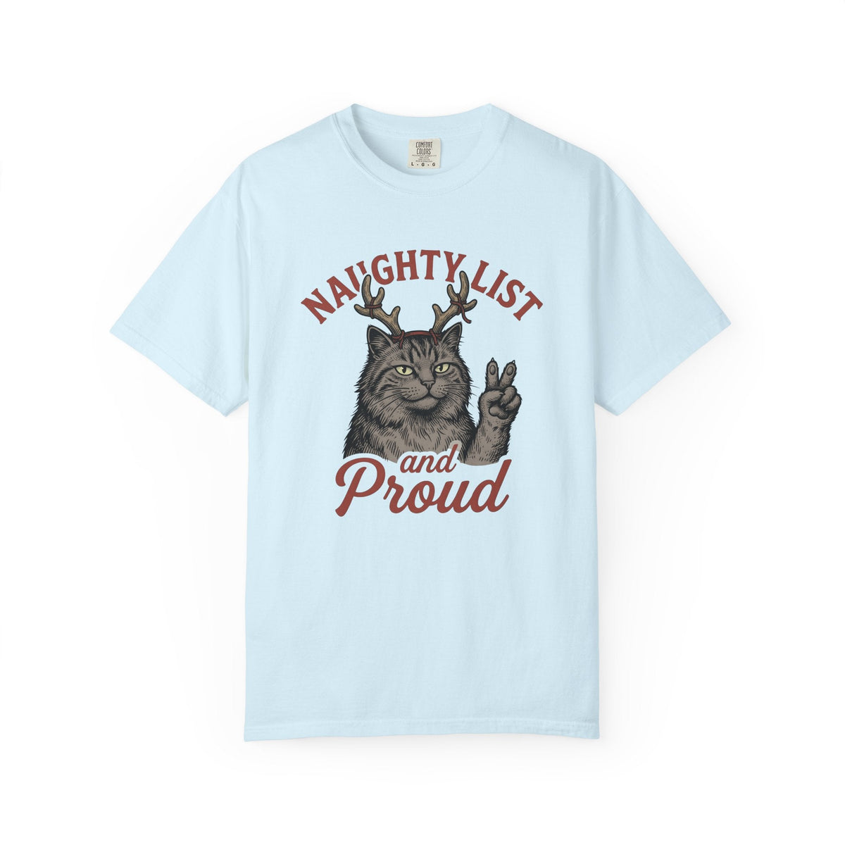 Cat Antlers Shirt Funny Holiday Gift Women Sketch Tee product image 2