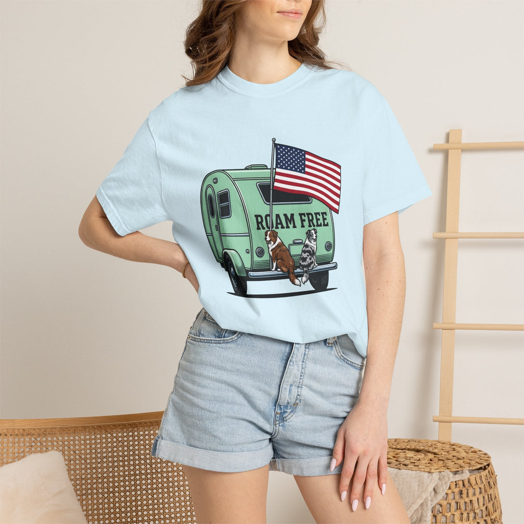 Rv Puppies Shirt 4th Of July Campfire Unisex Gift Old product image 9