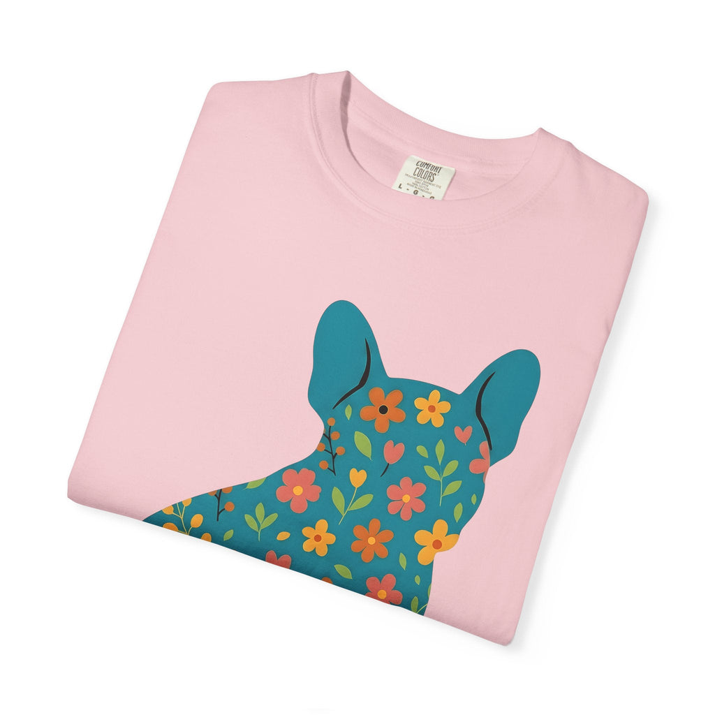 French Bulldog Shirt Dog Pet Unisex Gift Floral Tee T-Shirt product image 11