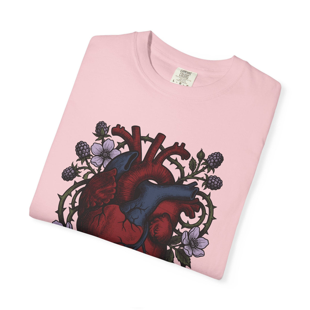Human Heart Shirt Boho Chic Outdoors Gift Women Floral Tee product image 11