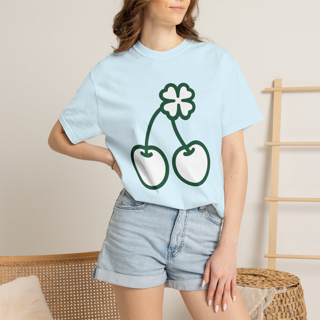 Clover Cherry Shirt St. Patrick's Day Talisman Gift Women product image 9