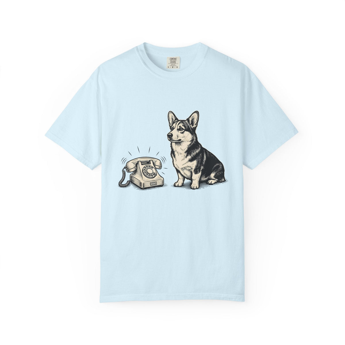 Corgi Pet Shirt Dog Comedy Unisex Gift Antique Tee Puppy product image 2