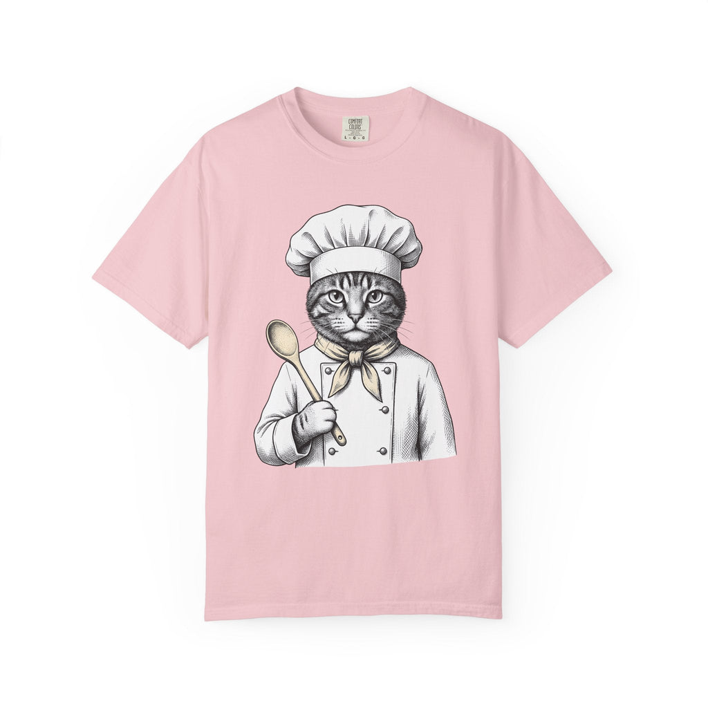 Cat Chef Shirt Cookery Gift Women Cartoon Tee Kitten product image 3