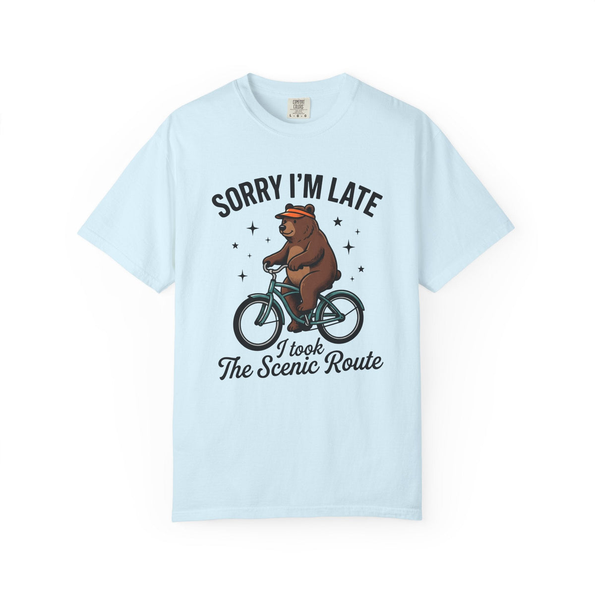 Bear Bike Shirt Funny Wildlife Unisex Gift Comic Tee product image 2
