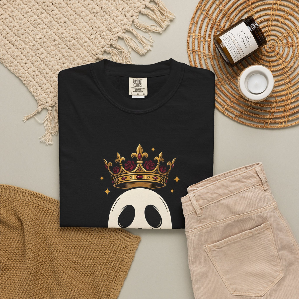 Spirit Crown Shirt Halloween Dark Unisex Gift Ink Tee product image 16