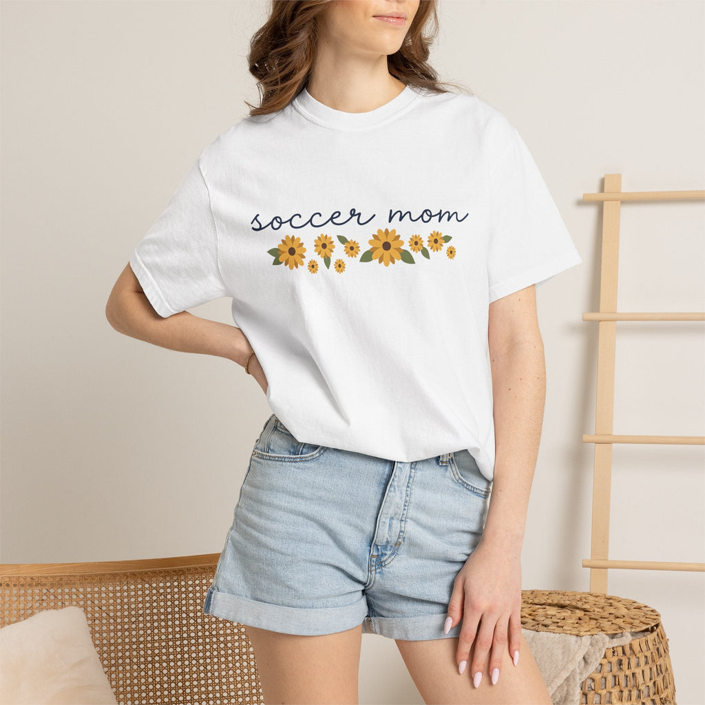 Sunflower Design Shirt Soccer Mom Fitness Gift for Women product image 6