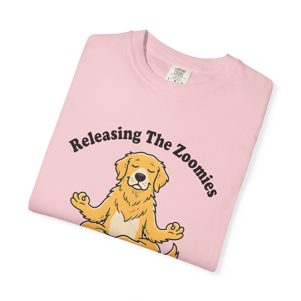 Zen Dog Shirt Yoga Fitness Unisex Gift Illustration Tee product image 11