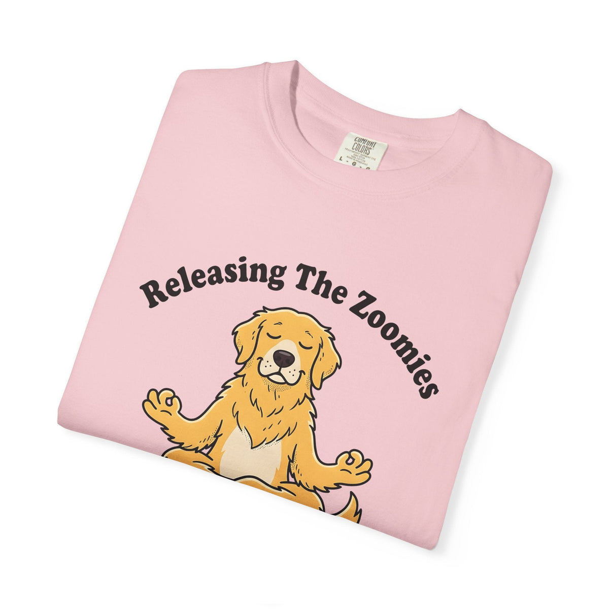 Zen Dog Shirt Yoga Fitness Unisex Gift Illustration Tee product image 11
