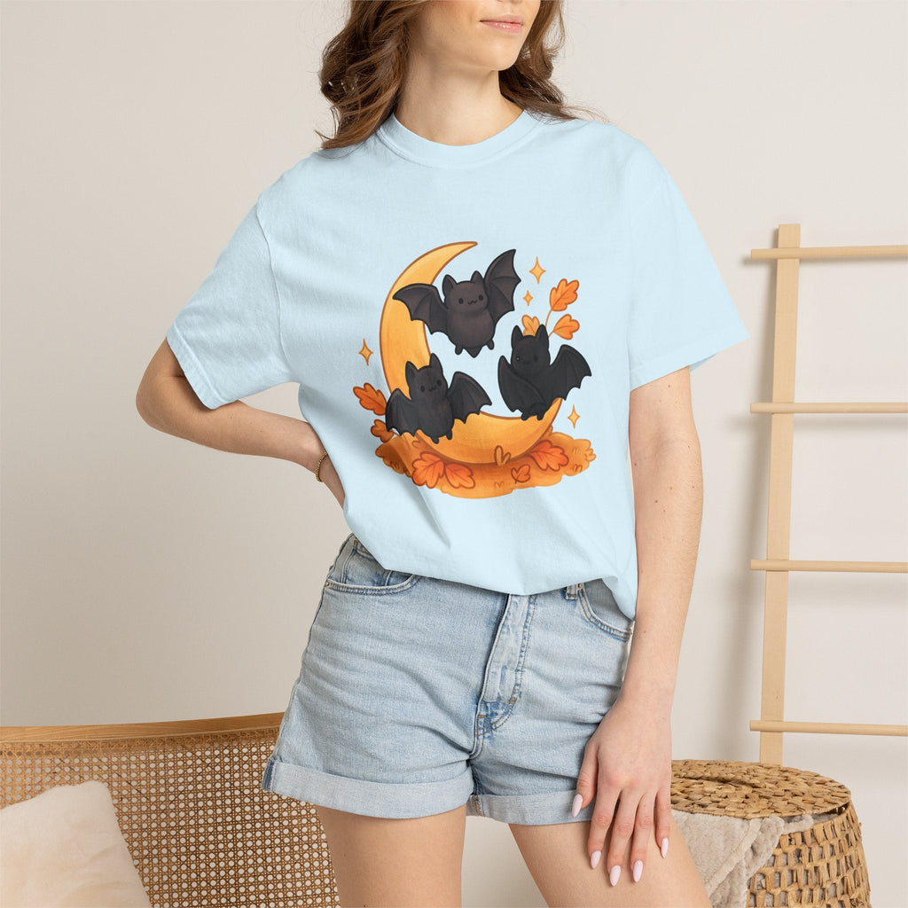 Cute Bats Shirt Halloween Autumn Unisex Gift Kawaii Tee product image 10