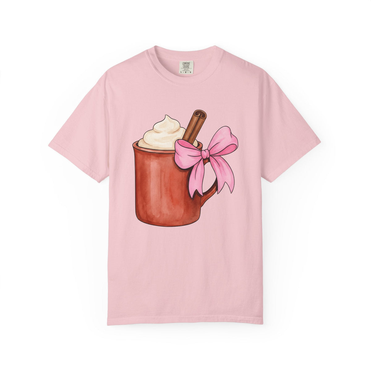 Hot Chocolate Mug Shirt Holiday Coffee Unisex Gift Watercolor Tee Cocoa Mug