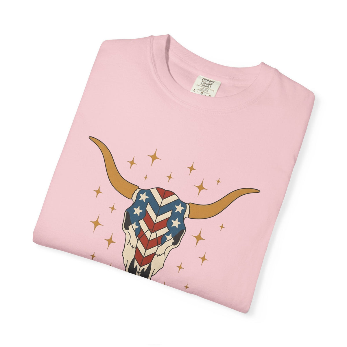 Longhorn Skull Shirt 4th Of July American Gift Women Tribal product image 12