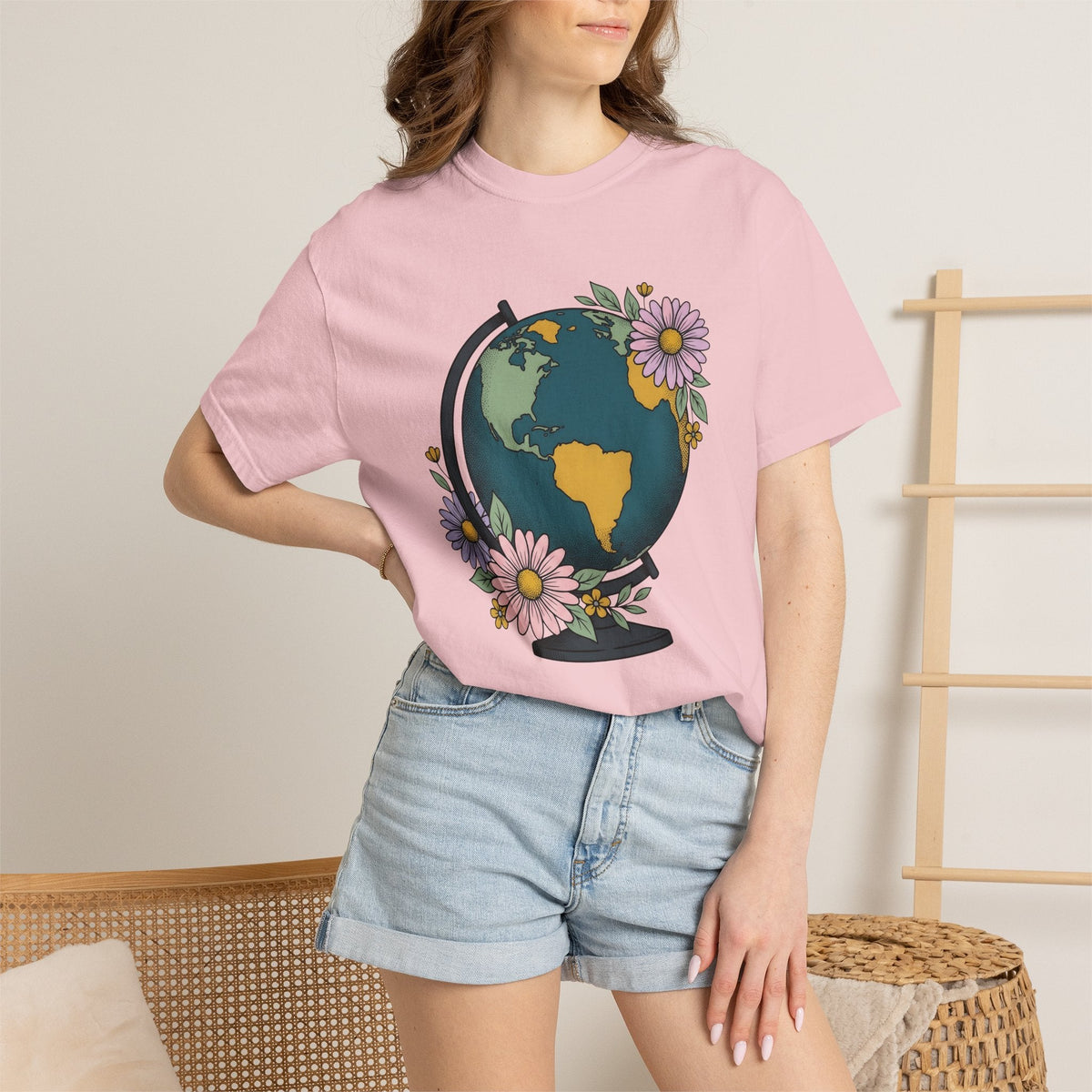 Earth Blooms Shirt Teacher Adventure Unisex Gift Folk Tee product image 12