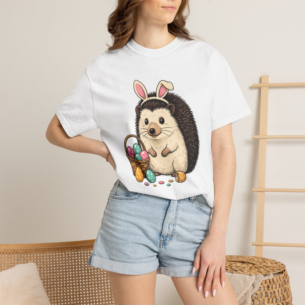 Hedgehog Bunny Ears Shirt Easter Pet Unisex Gift Kawaii Tee product image 6
