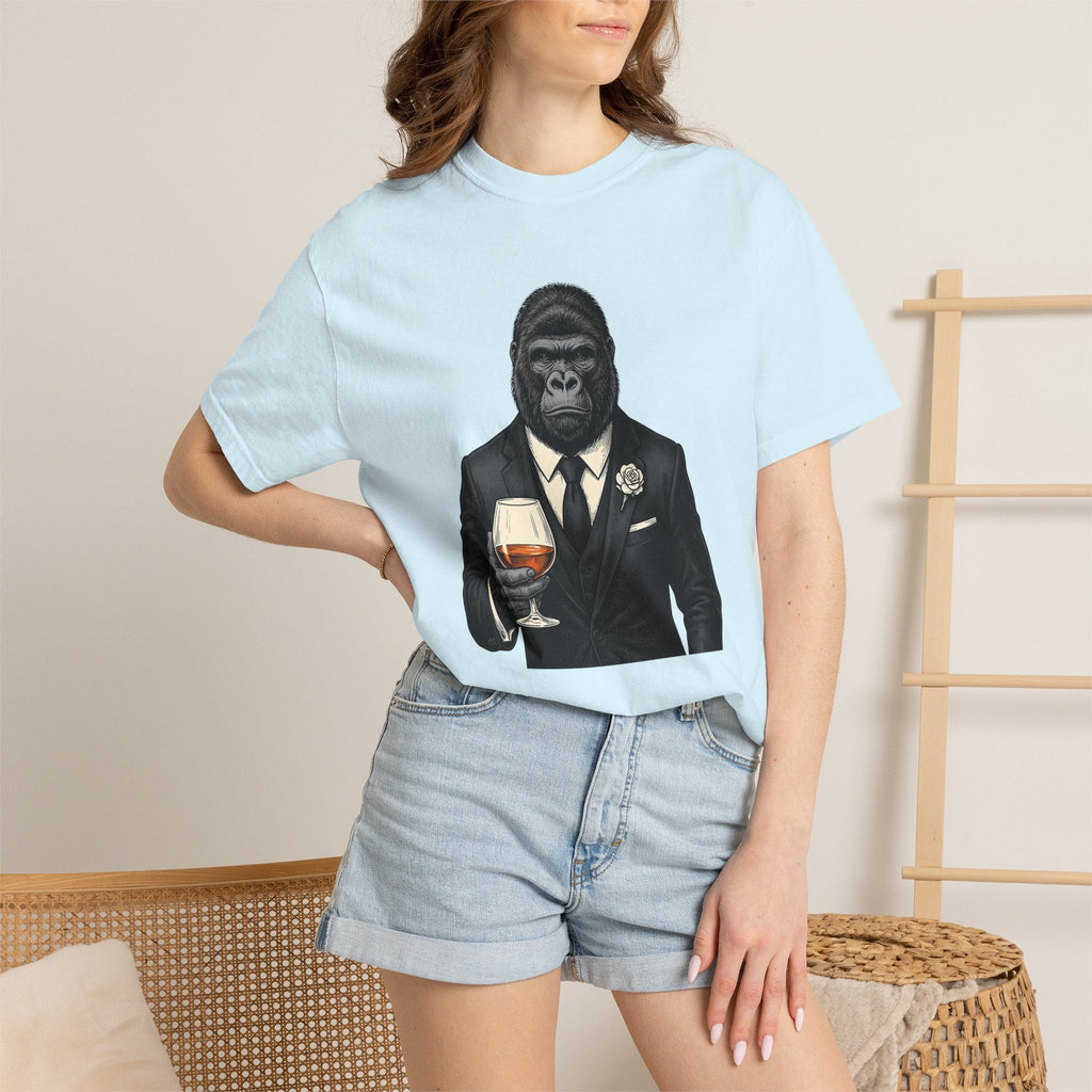 Ape Costume Shirt Drinks Wildlife Unisex Gift Retro Tee product image 9
