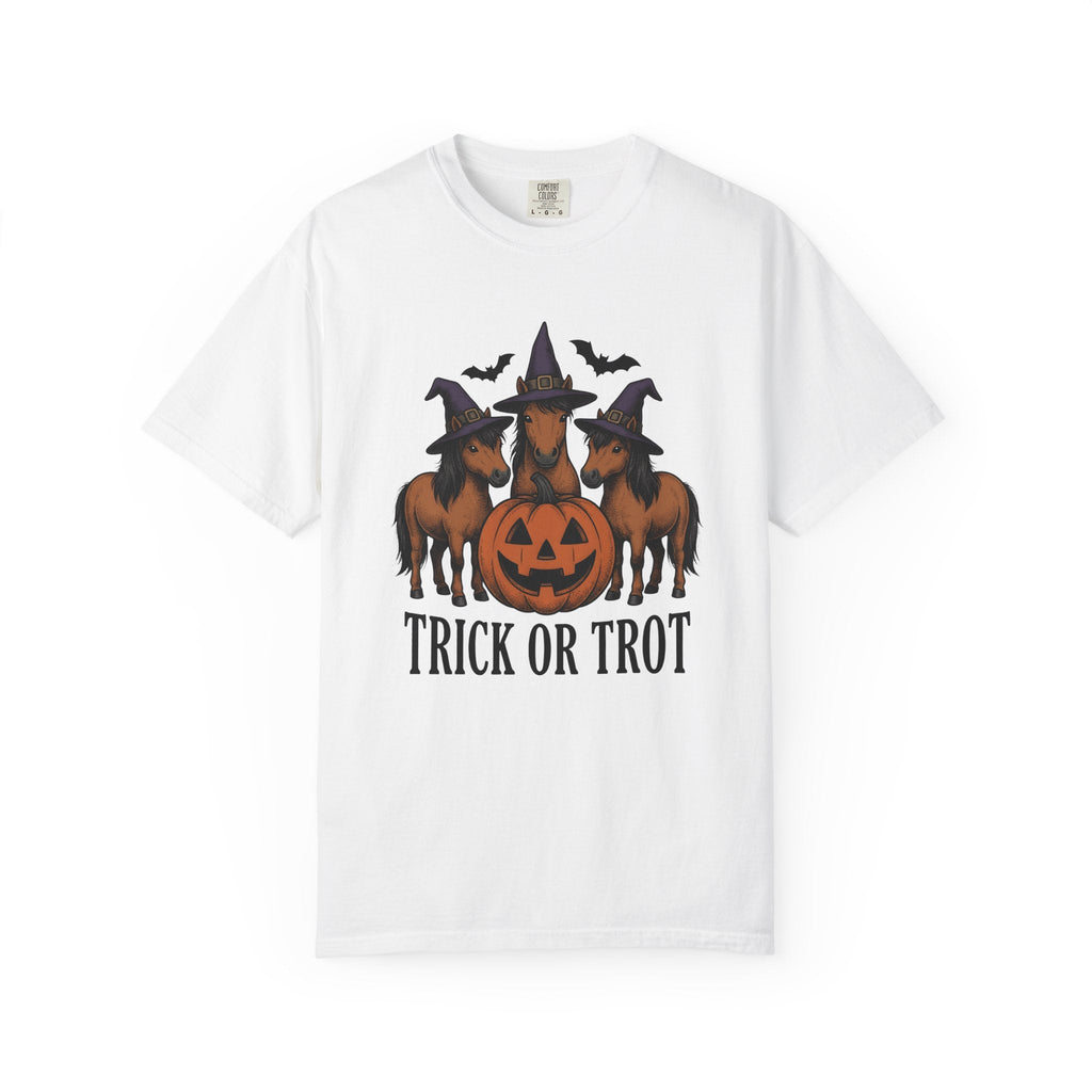 Witch Horse Hat Shirt Halloween Livestock Unisex Gift Classic Tee Sorcery