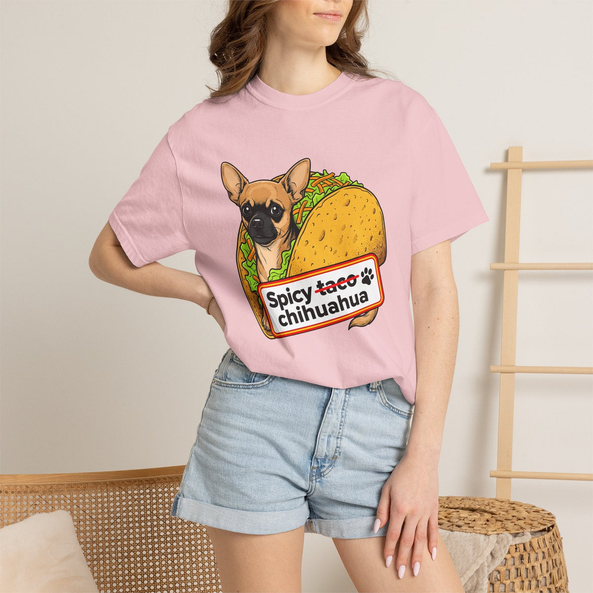Chihuahua Taco Shirt Dog Treats Unisex Gift Animated Tee product image 12
